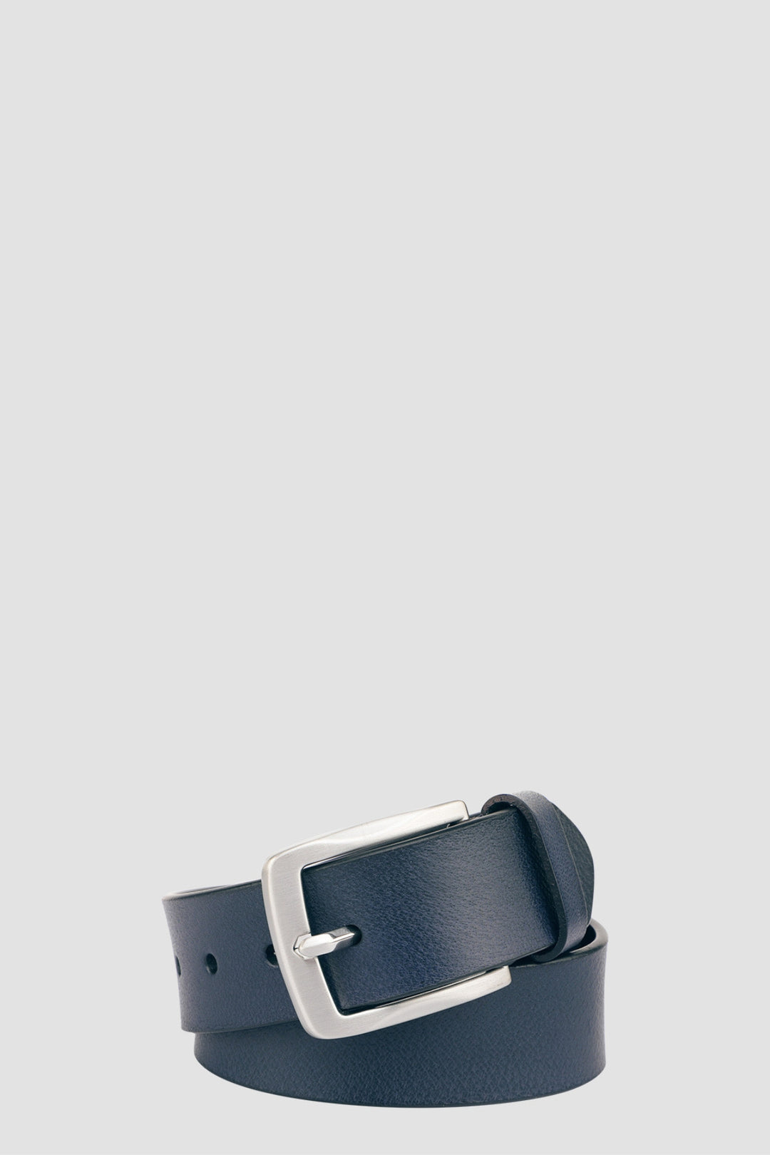 KELVIN Genuine Leather Belt NAVY 32