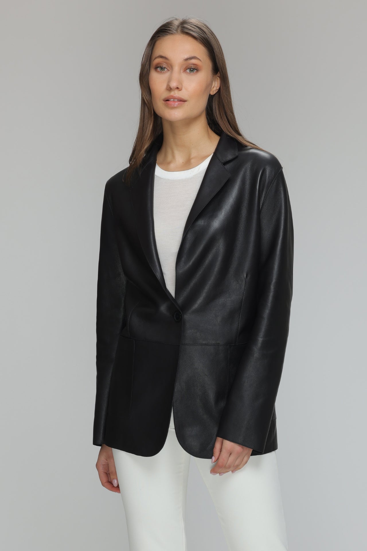 KAYLEE Genuine Leather Blazer – Danier