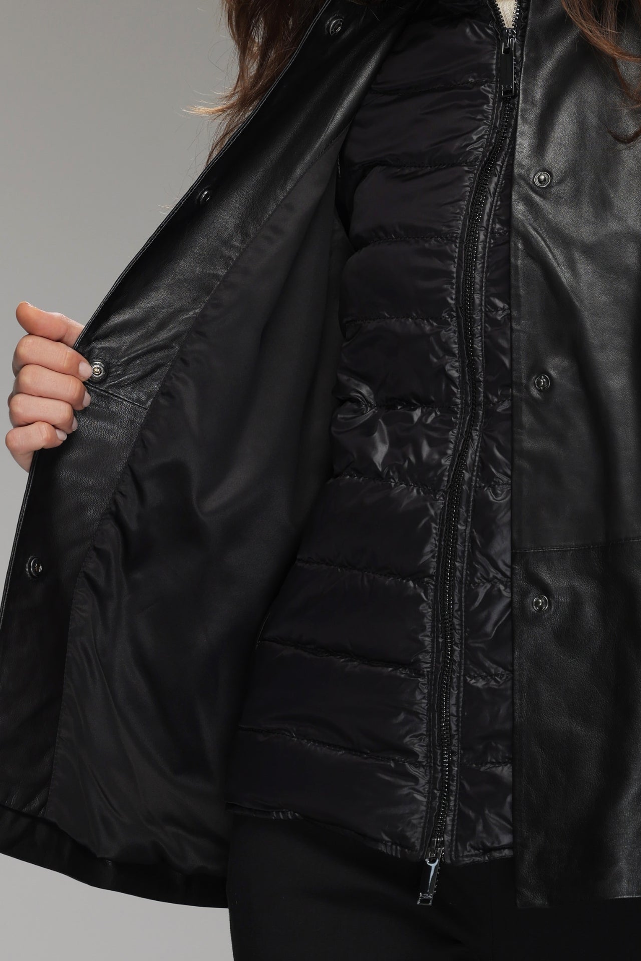 LEYNI - Genuine Leather Puffer Jacket – Danier