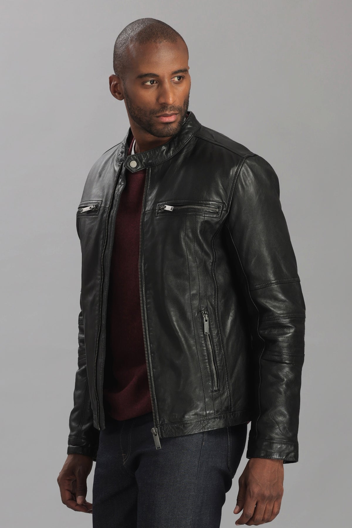 DWIGHT Genuine Leather Jacket